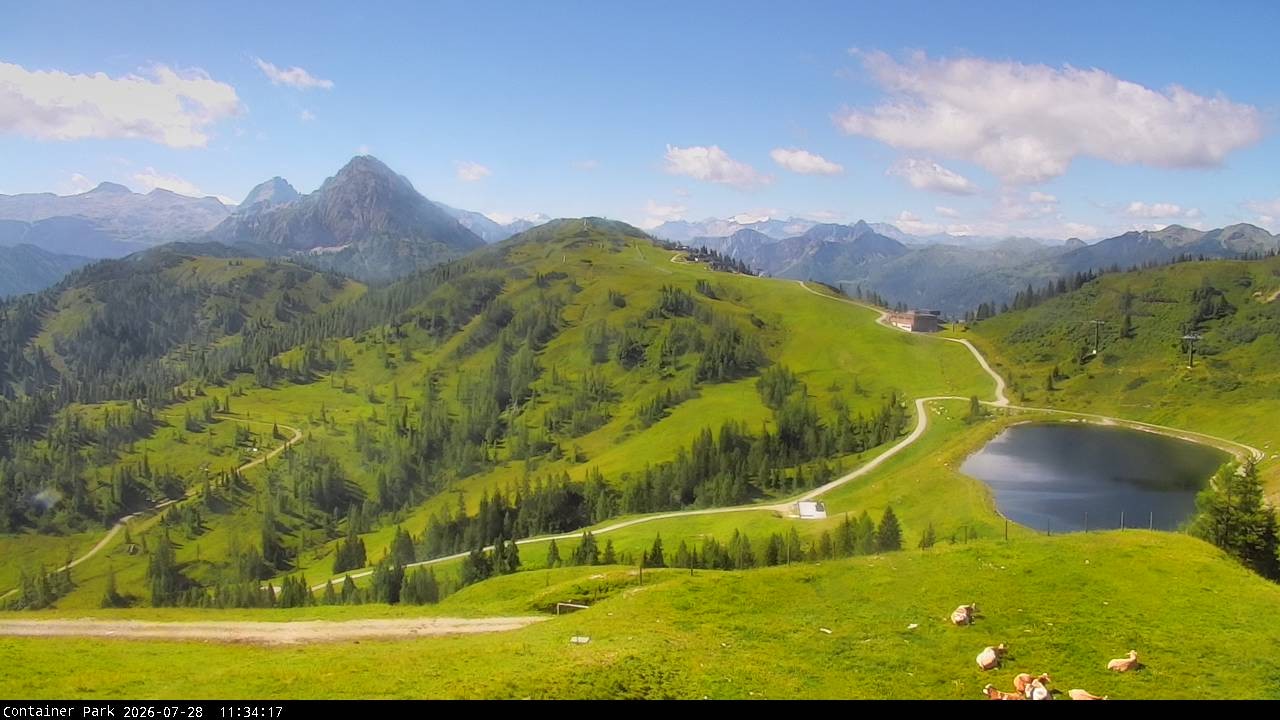 Archiv Foto Webcam Flachauwinkl-Kleinarl, Salzburger Land