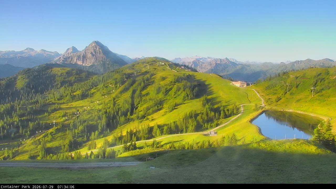 Archived image Webcam Flachauwinkl-Kleinarl