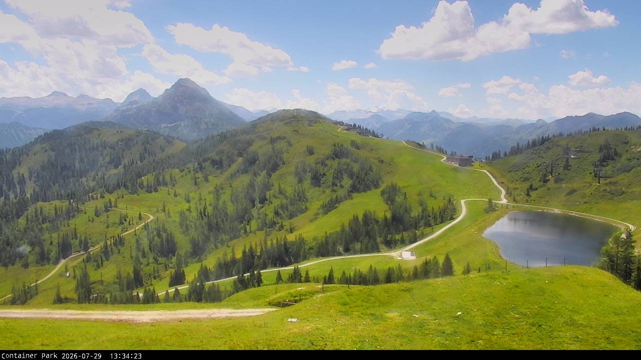 Archived image Webcam Flachauwinkl-Kleinarl