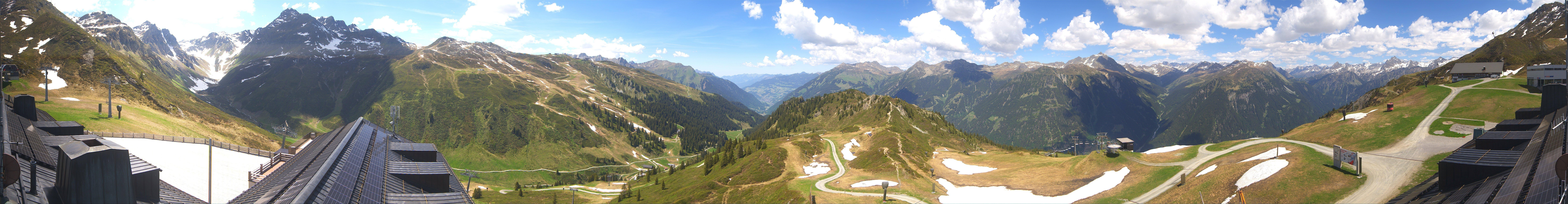 Archiv Foto Webcam Panorama Silvretta Montafon