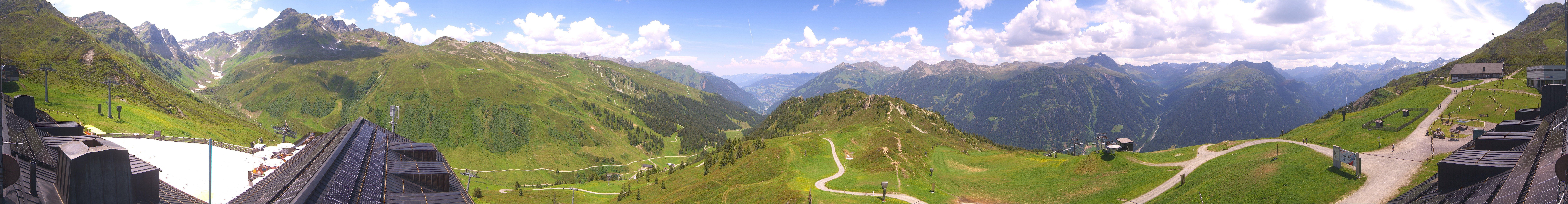 Archiv Foto Webcam Panorama Silvretta Montafon