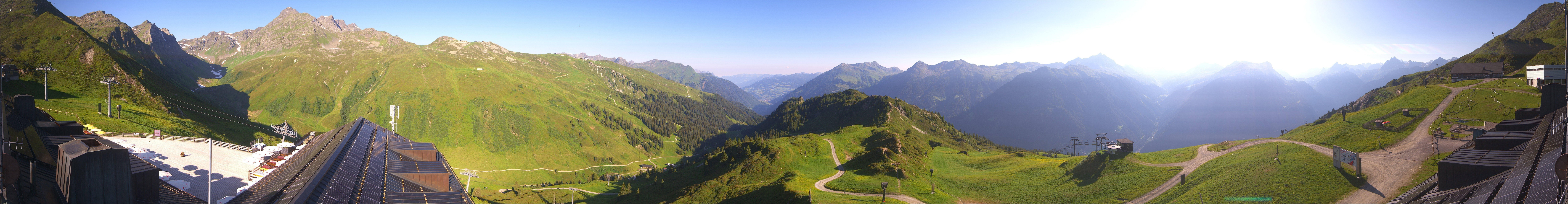 Archiv Foto Webcam Panorama Silvretta Montafon