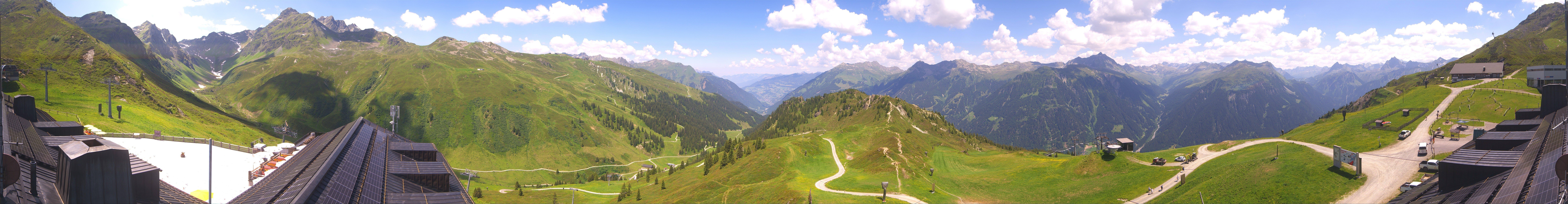 Archiv Foto Webcam Panorama Silvretta Montafon