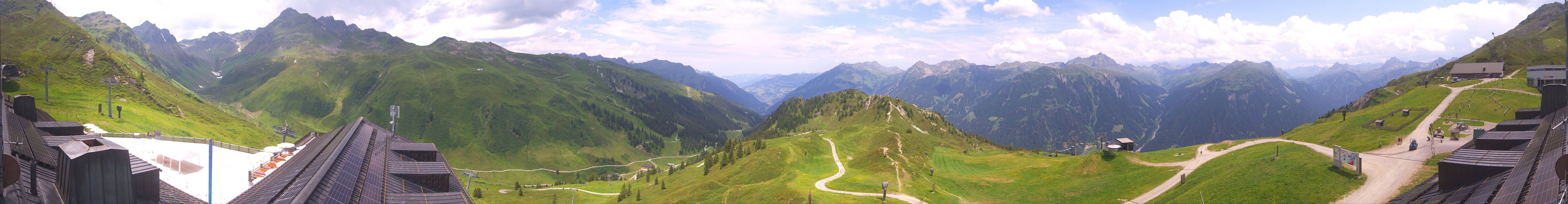 Archiv Foto Webcam Panorama Silvretta Montafon