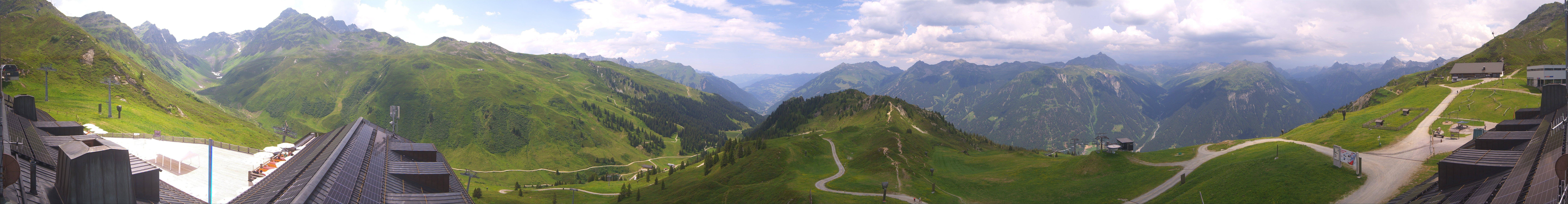 Archiv Foto Webcam Panorama Silvretta Montafon