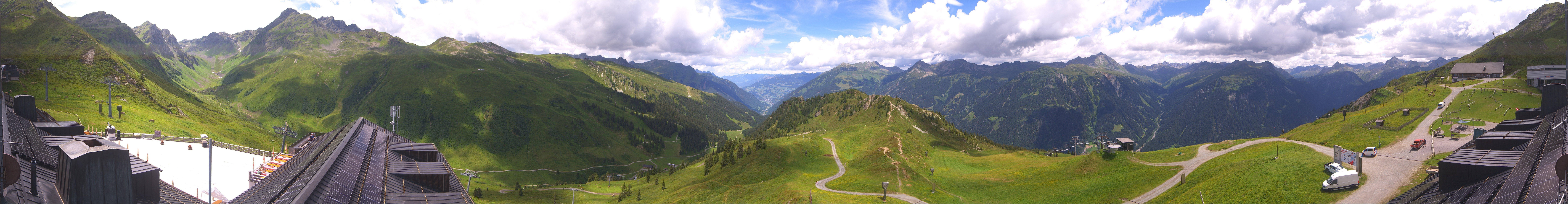 Archiv Foto Webcam Panorama Silvretta Montafon
