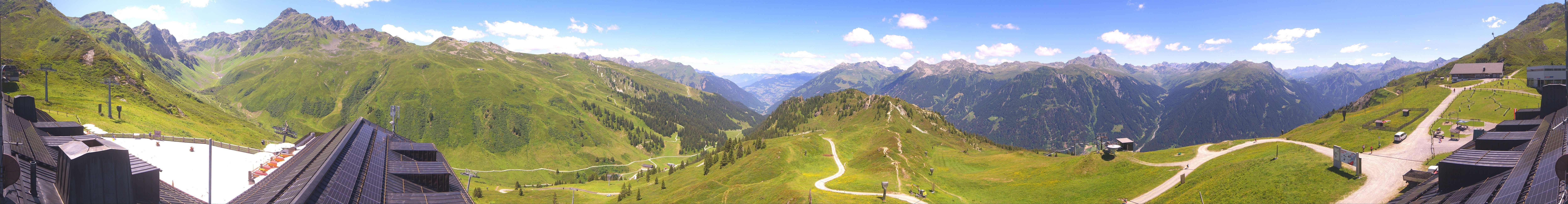 Archiv Foto Webcam Panorama Silvretta Montafon