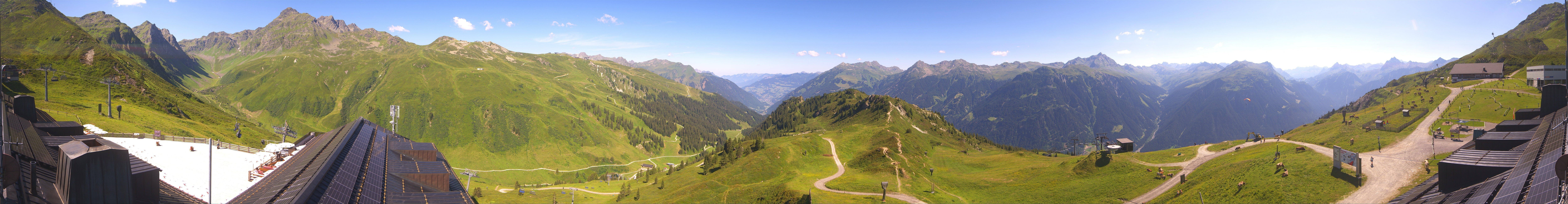 Archiv Foto Webcam Panorama Silvretta Montafon