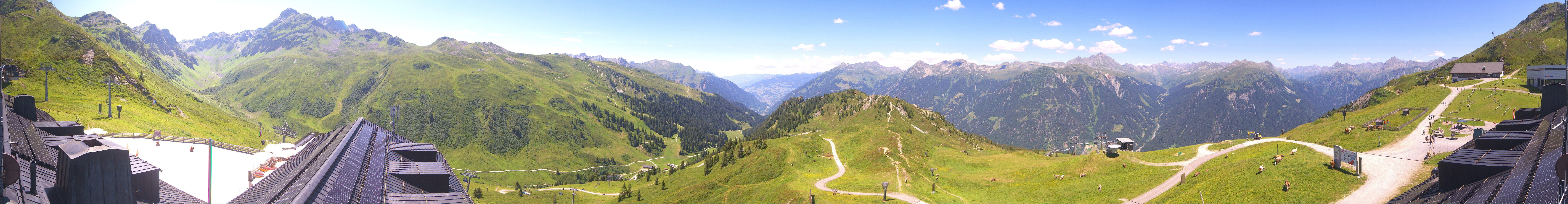 Archiv Foto Webcam Panorama Silvretta Montafon