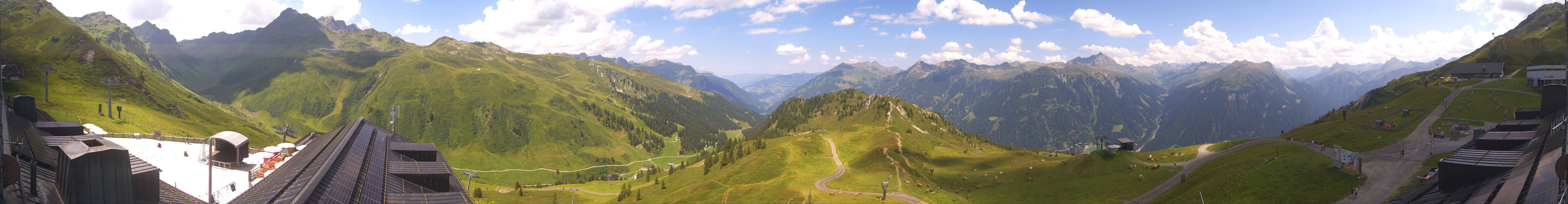 Archiv Foto Webcam Panorama Silvretta Montafon