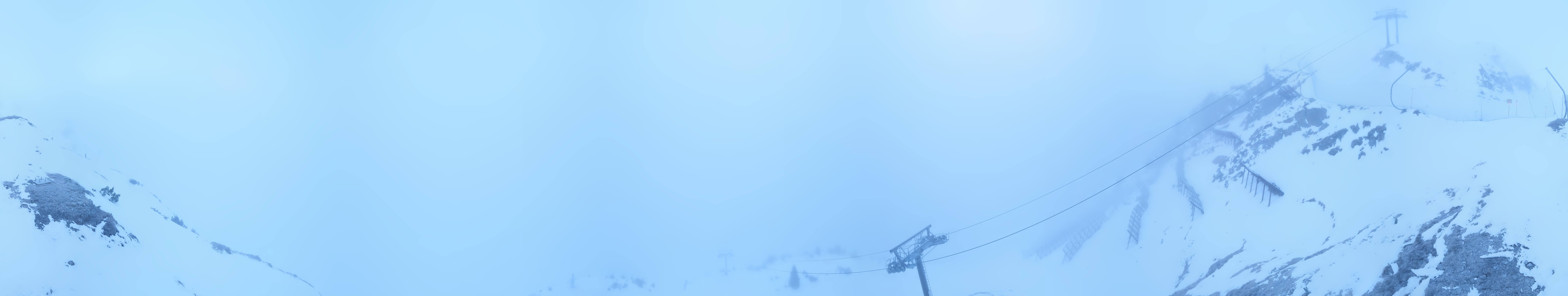 Archiv Foto Webcam Lech-Zürs: Kriegerhorn Panoramablick