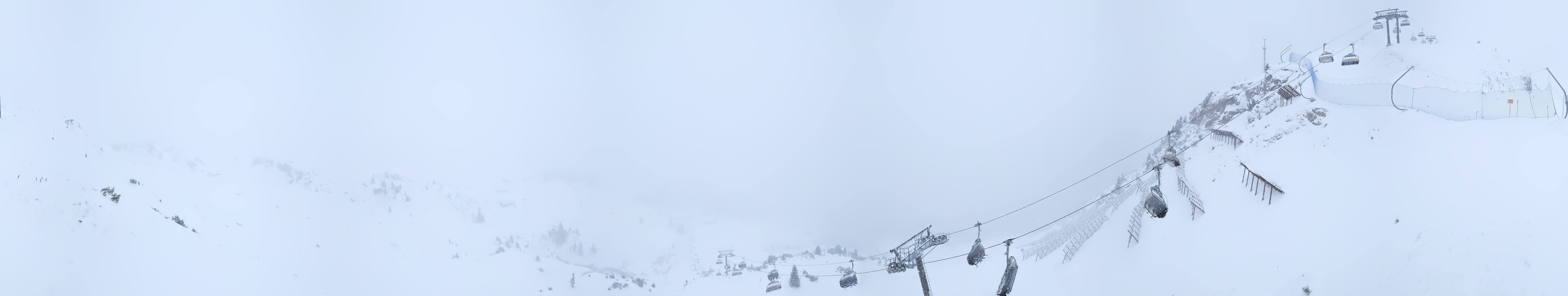 Archiv Foto Webcam Lech-Zürs: Kriegerhorn Panoramablick