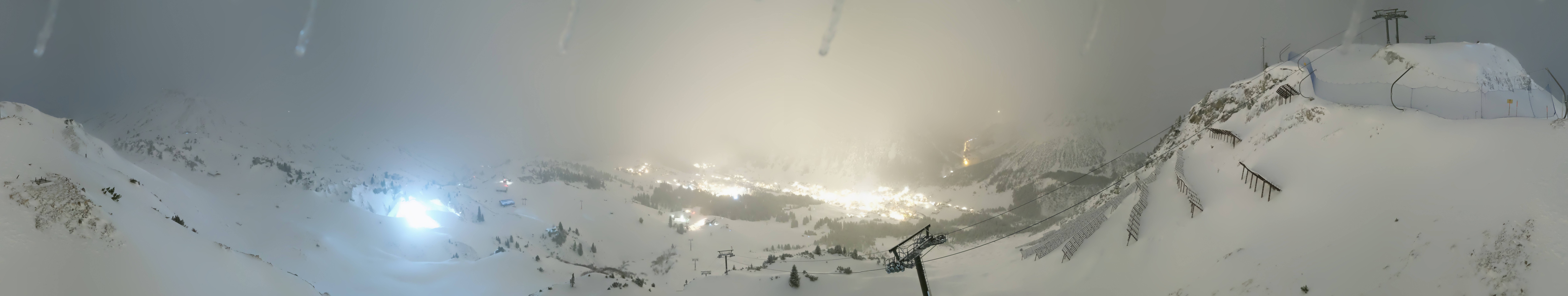 Archiv Foto Webcam Lech-Zürs: Kriegerhorn Panoramablick