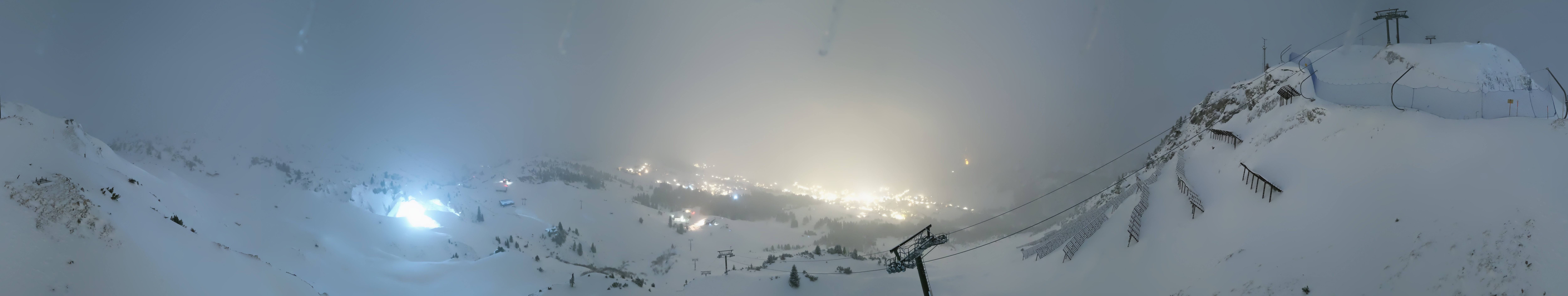 Archiv Foto Webcam Lech-Zürs: Kriegerhorn Panoramablick