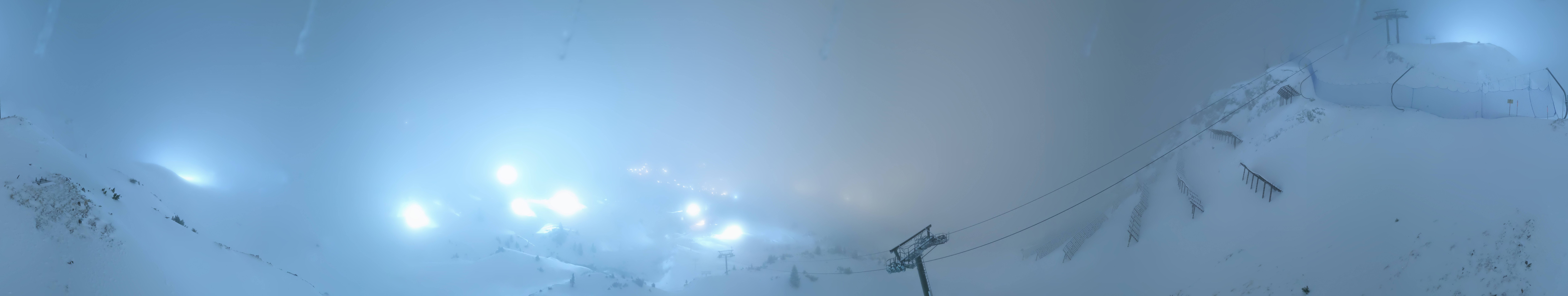 Archiv Foto Webcam Lech-Zürs: Kriegerhorn Panoramablick