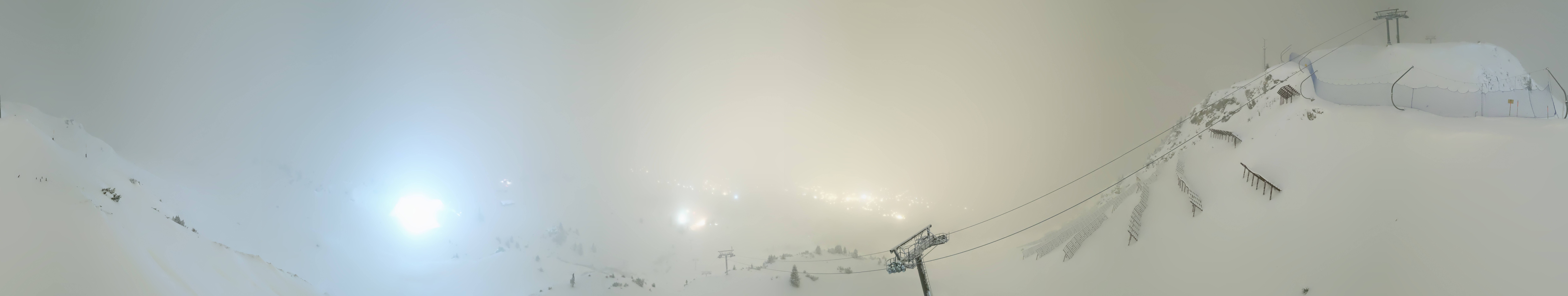 Archiv Foto Webcam Lech-Zürs: Kriegerhorn Panoramablick