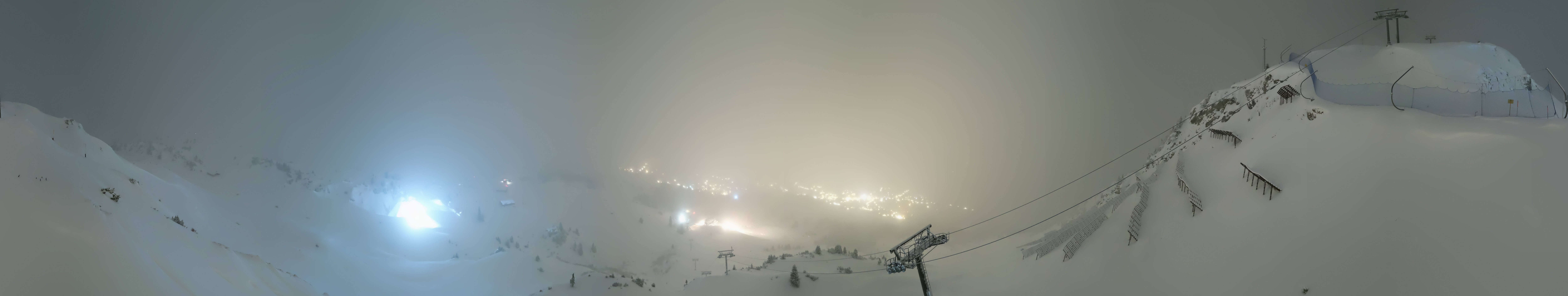 Archiv Foto Webcam Lech-Zürs: Kriegerhorn Panoramablick