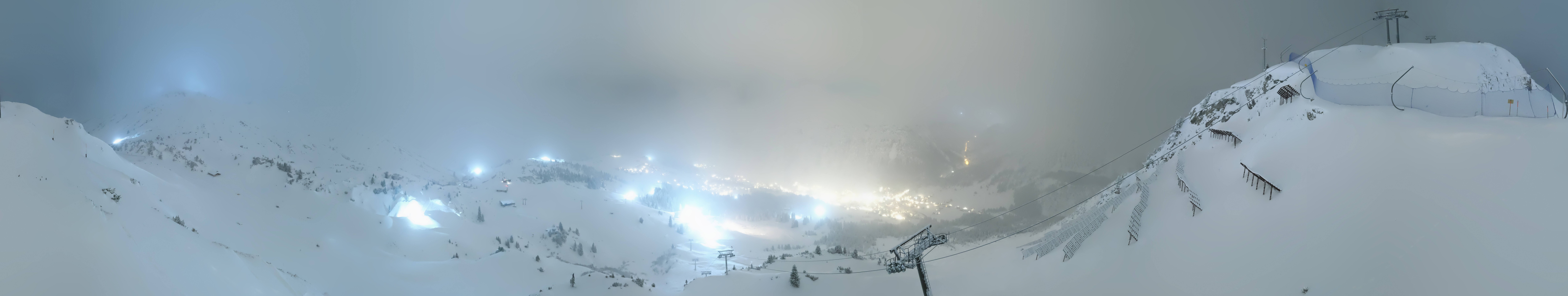 Archiv Foto Webcam Lech-Zürs: Kriegerhorn Panoramablick