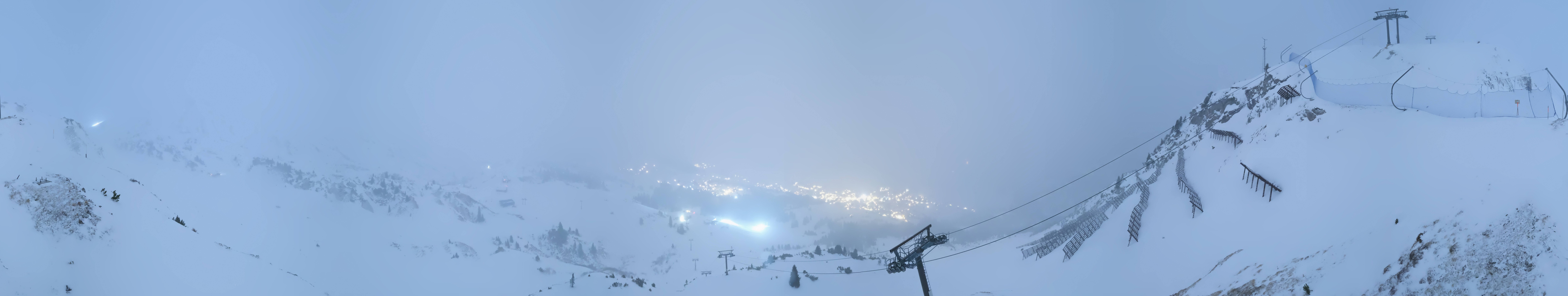 Archiv Foto Webcam Lech-Zürs: Kriegerhorn Panoramablick