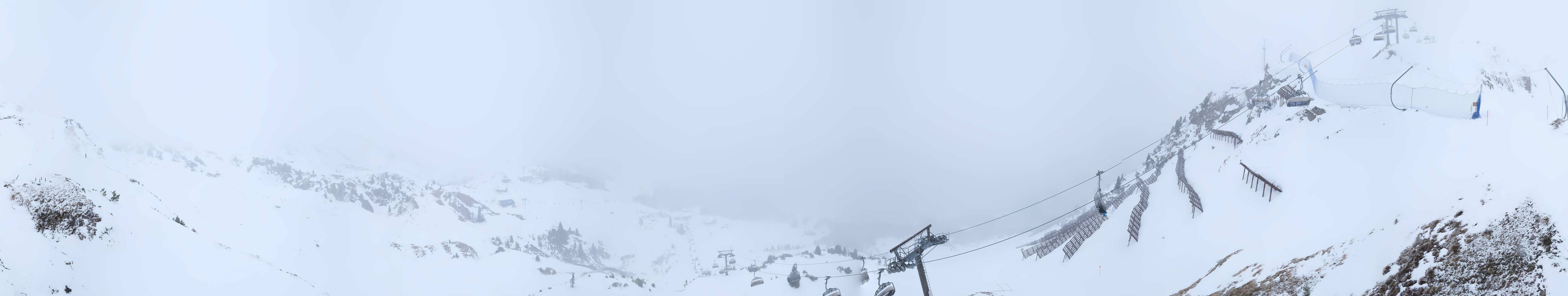 Archiv Foto Webcam Lech-Zürs: Kriegerhorn Panoramablick