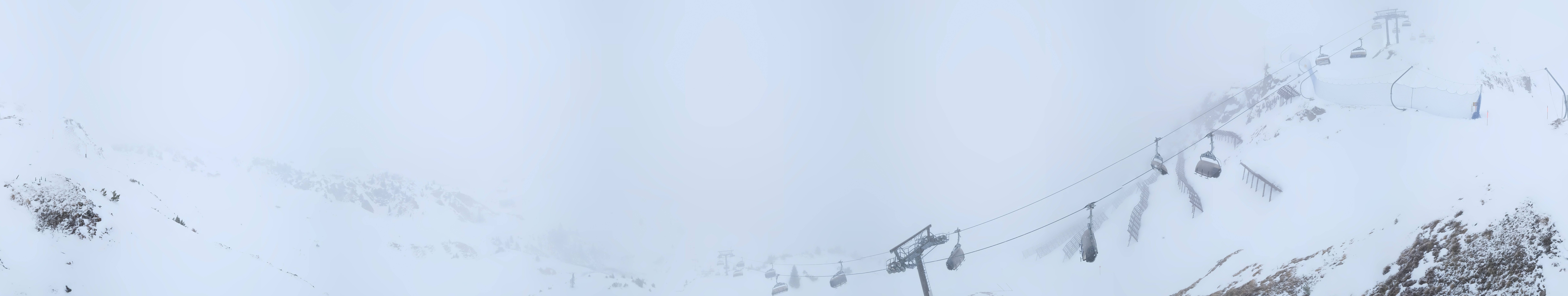 Archiv Foto Webcam Lech-Zürs: Kriegerhorn Panoramablick