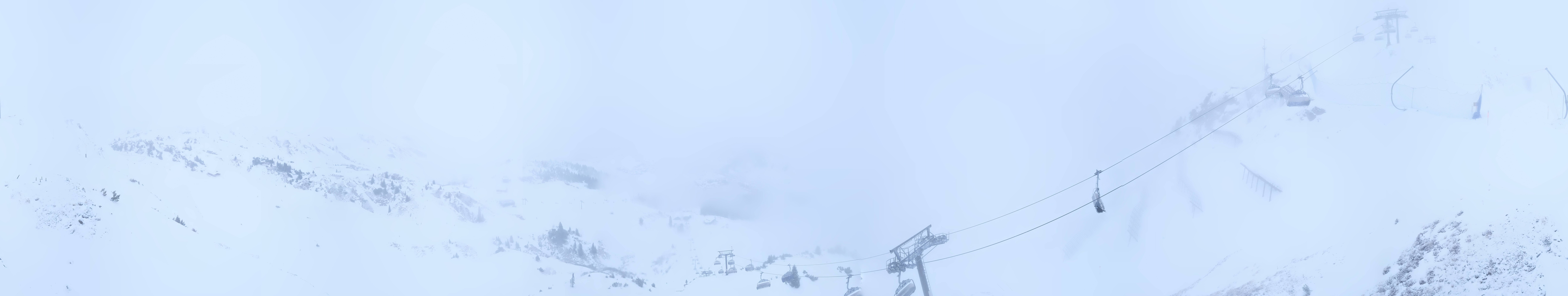 Archiv Foto Webcam Lech-Zürs: Kriegerhorn Panoramablick