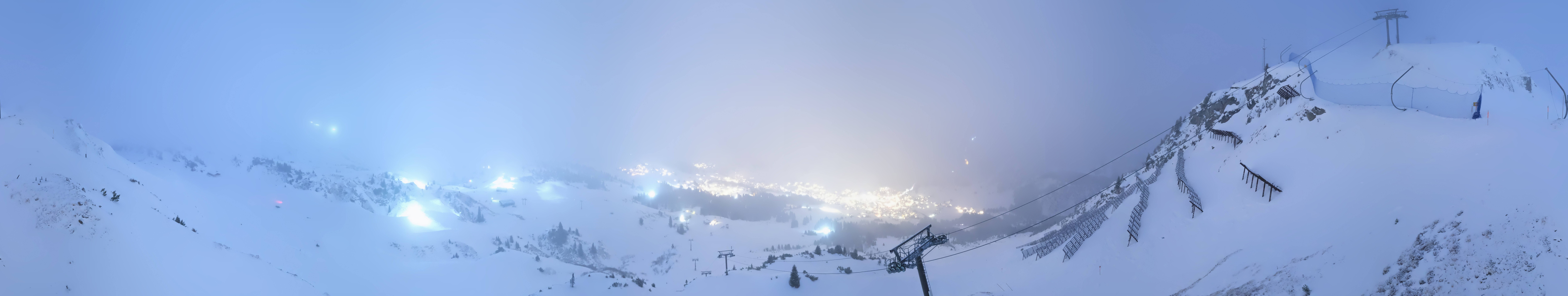 Archiv Foto Webcam Lech-Zürs: Kriegerhorn Panoramablick