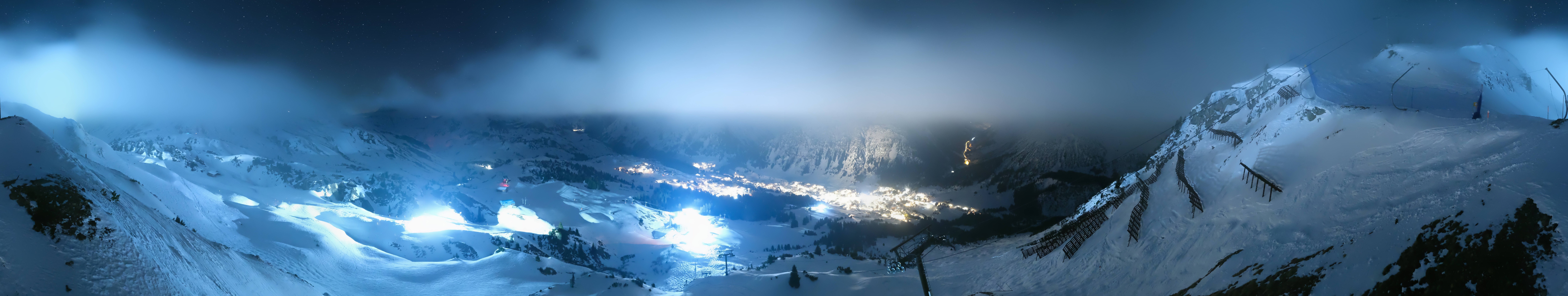 Archiv Foto Webcam Lech-Zürs: Kriegerhorn Panoramablick