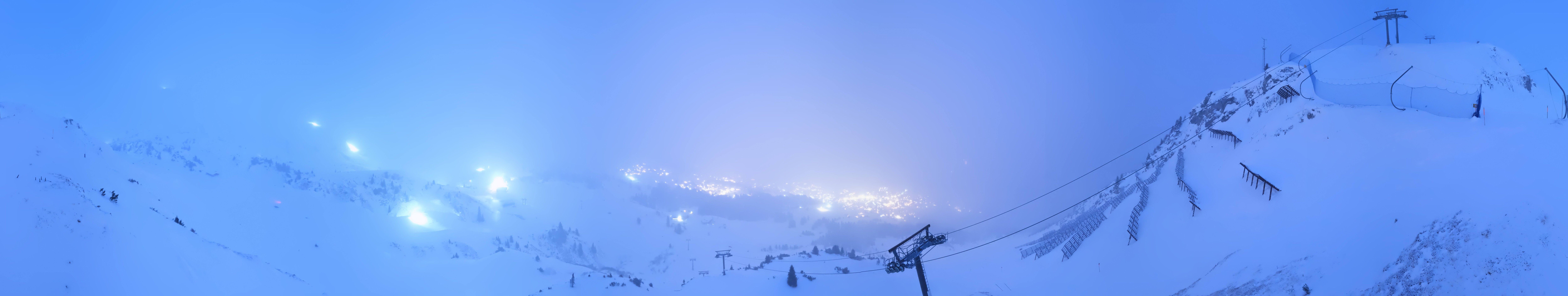 Archiv Foto Webcam Lech-Zürs: Kriegerhorn Panoramablick