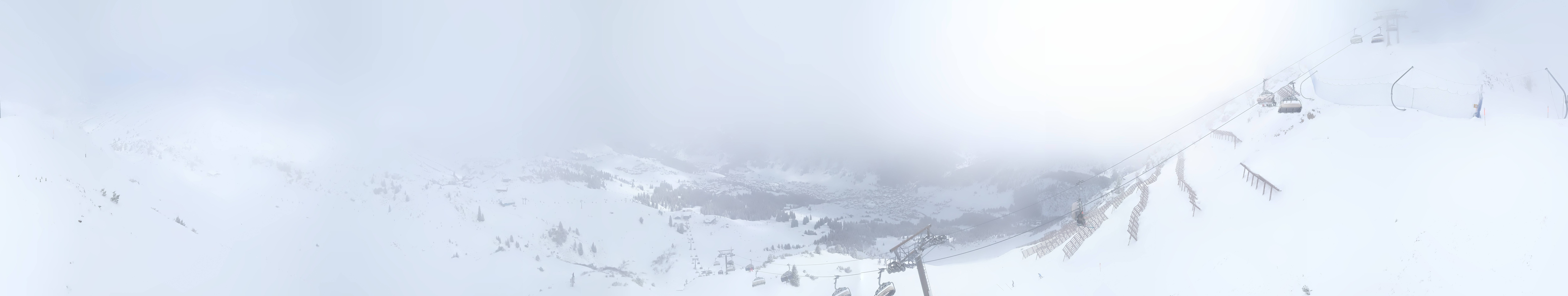 Archiv Foto Webcam Lech-Zürs: Kriegerhorn Panoramablick