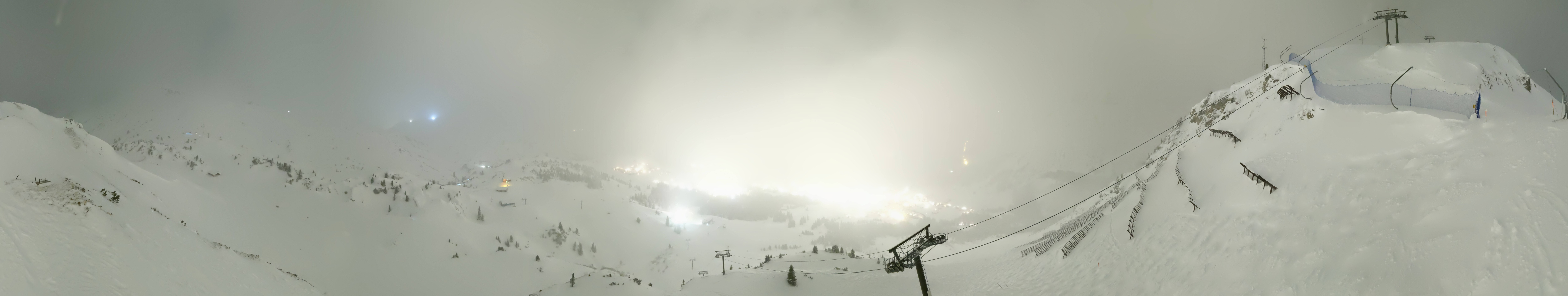 Archiv Foto Webcam Lech-Zürs: Kriegerhorn Panoramablick