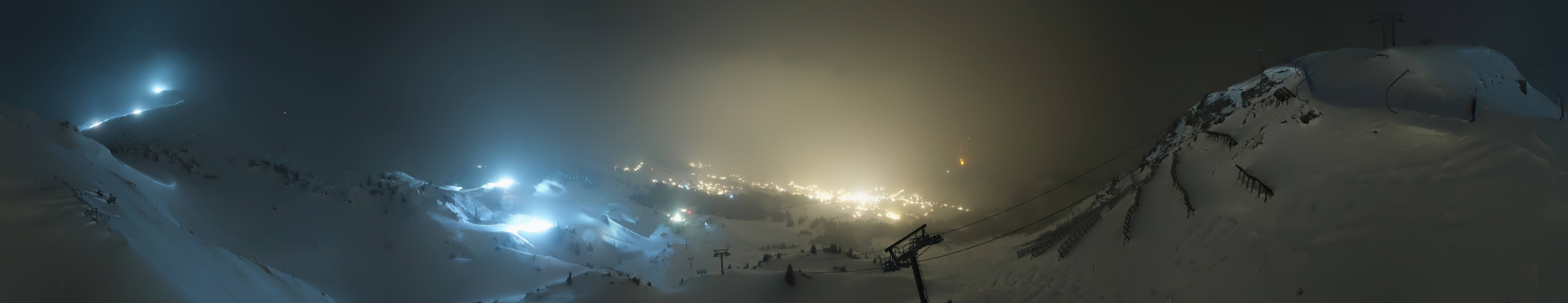 Archiv Foto Webcam Lech-Zürs: Kriegerhorn Panoramablick