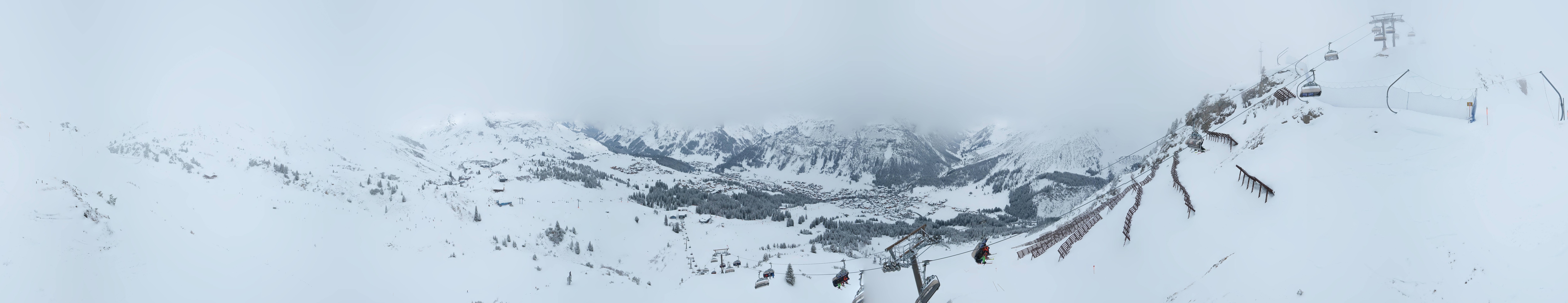Archiv Foto Webcam Lech-Zürs: Kriegerhorn Panoramablick