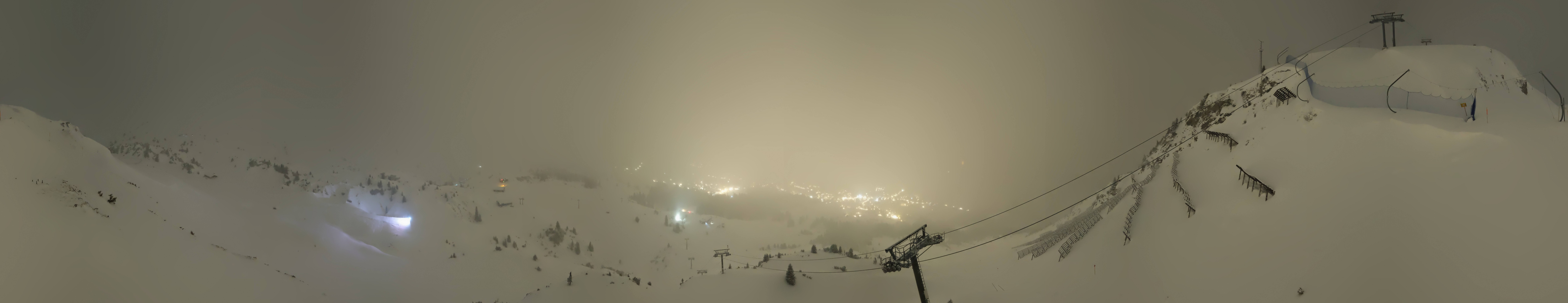 Archiv Foto Webcam Lech-Zürs: Kriegerhorn Panoramablick