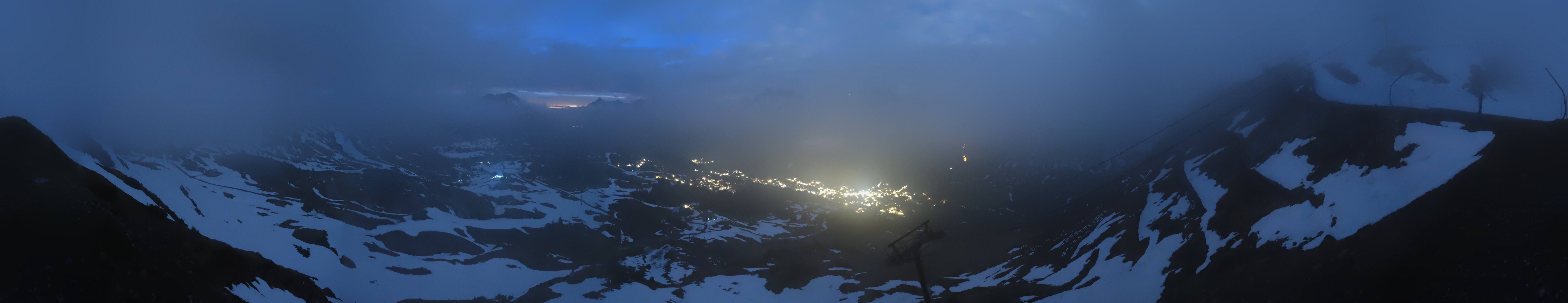 Archiv Foto Webcam Lech-Zürs: Kriegerhorn Panoramablick