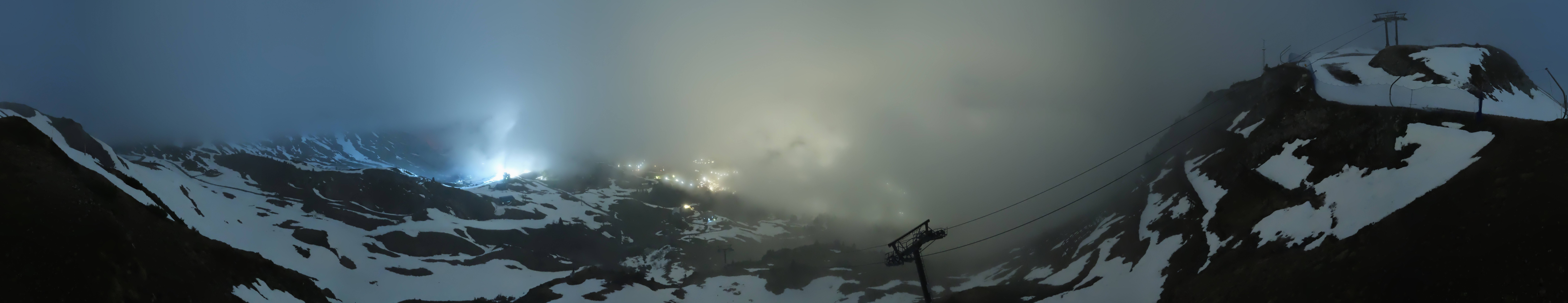Archiv Foto Webcam Lech-Zürs: Kriegerhorn Panoramablick