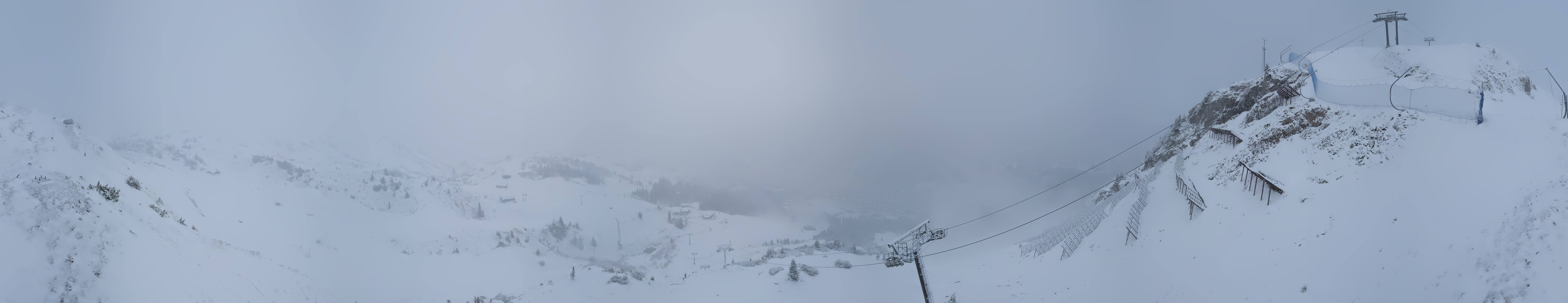 Archiv Foto Webcam Lech-Zürs: Kriegerhorn Panoramablick