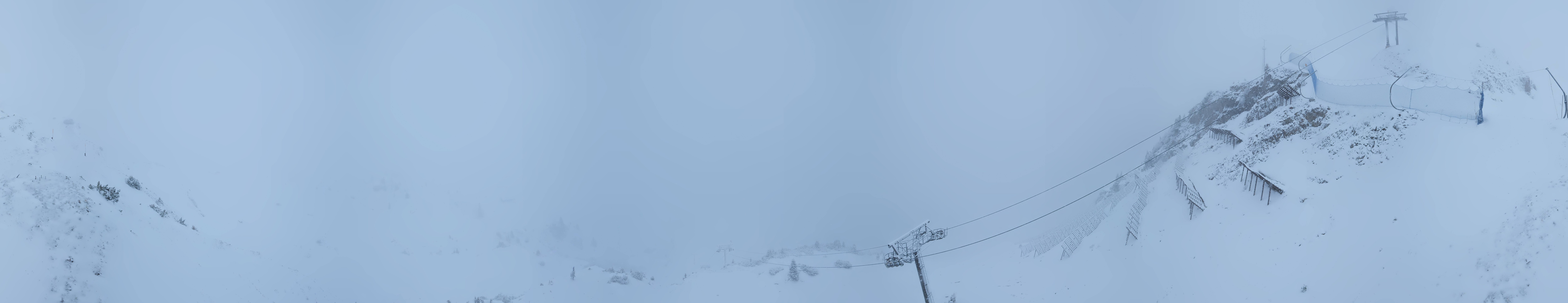 Archiv Foto Webcam Lech-Zürs: Kriegerhorn Panoramablick