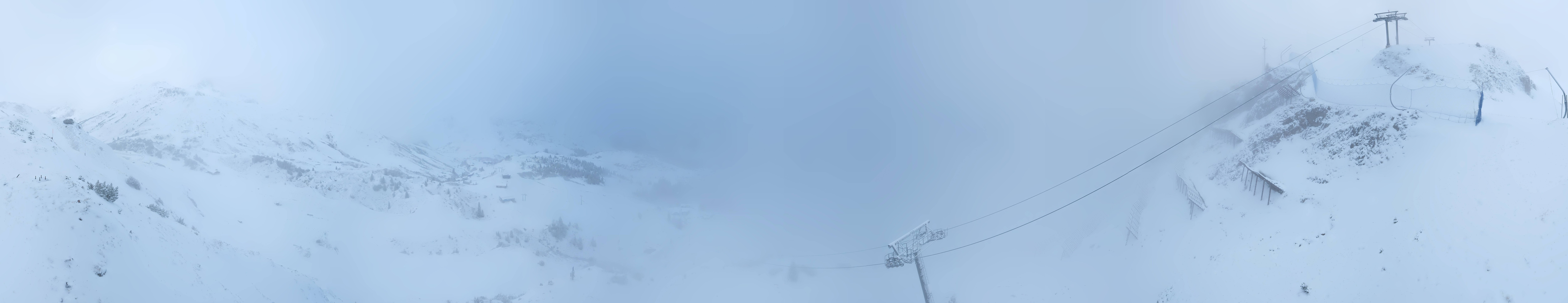 Archiv Foto Webcam Lech-Zürs: Kriegerhorn Panoramablick