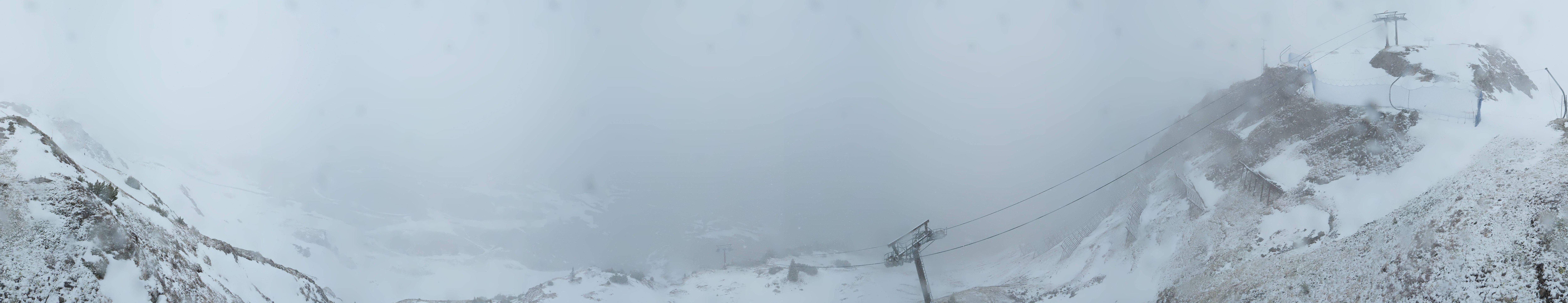 Archiv Foto Webcam Lech-Zürs: Kriegerhorn Panoramablick