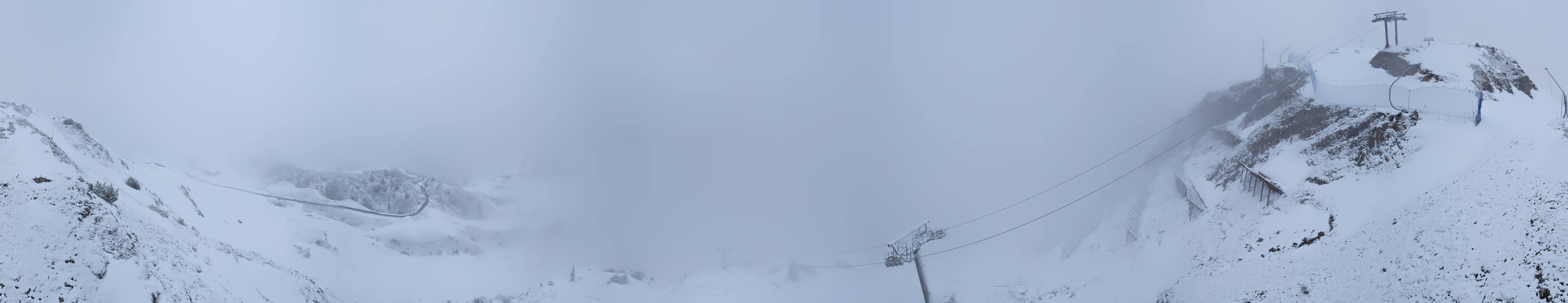 Archiv Foto Webcam Lech-Zürs: Kriegerhorn Panoramablick