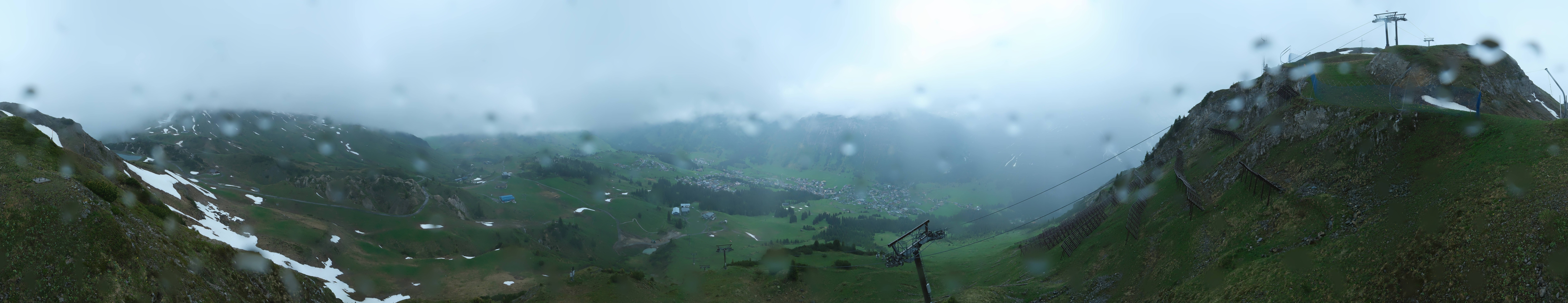 Archiv Foto Webcam Lech-Zürs: Kriegerhorn Panoramablick