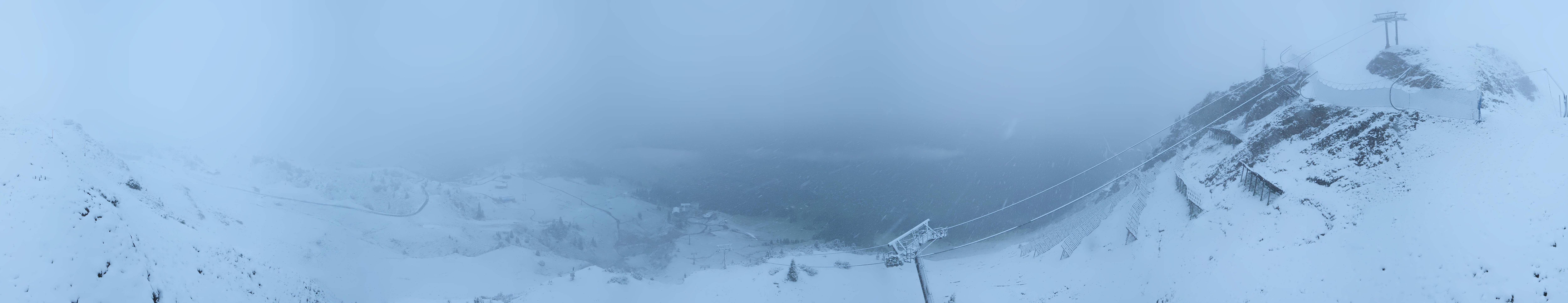 Archiv Foto Webcam Lech-Zürs: Kriegerhorn Panoramablick