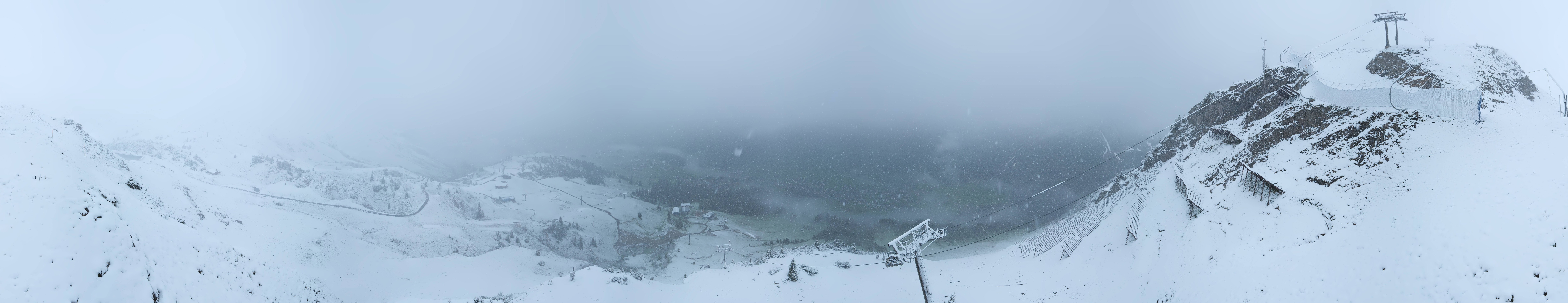 Archiv Foto Webcam Lech-Zürs: Kriegerhorn Panoramablick