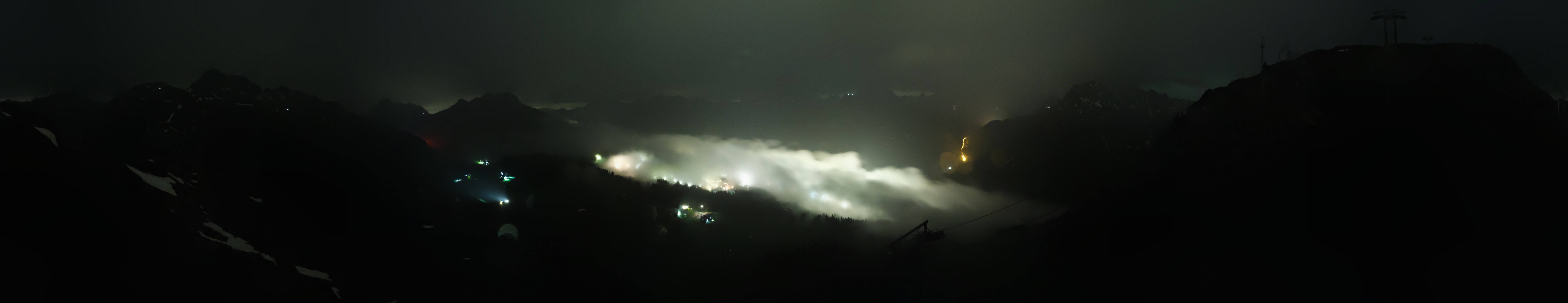 Archiv Foto Webcam Lech-Zürs: Kriegerhorn Panoramablick