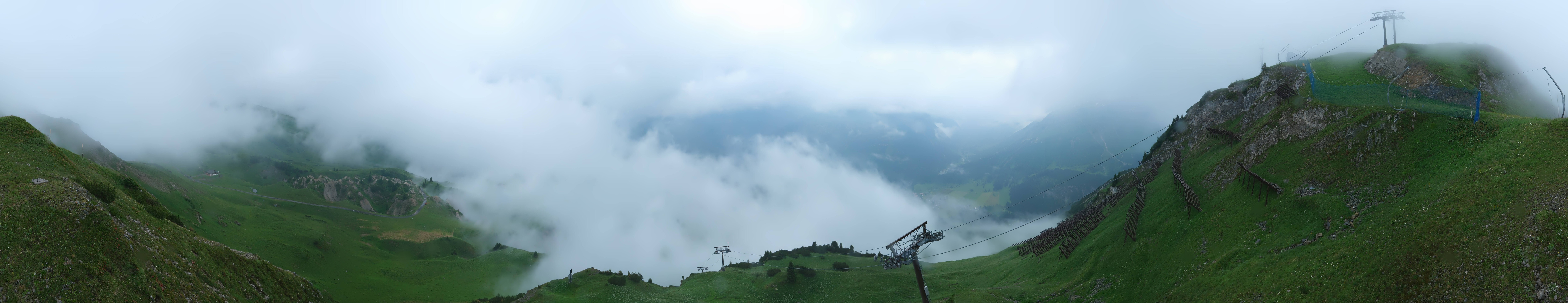 Archiv Foto Webcam Lech-Zürs: Kriegerhorn Panoramablick