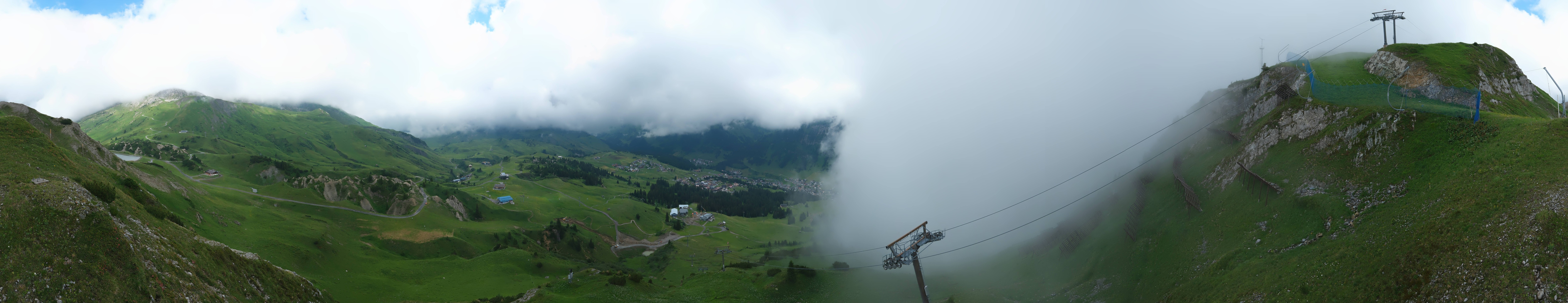Archiv Foto Webcam Lech-Zürs: Kriegerhorn Panoramablick