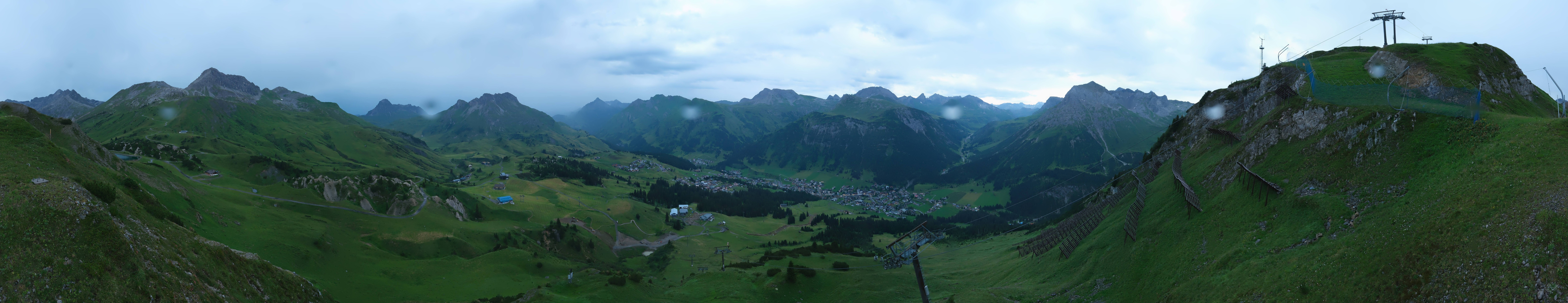 Archiv Foto Webcam Lech-Zürs: Kriegerhorn Panoramablick