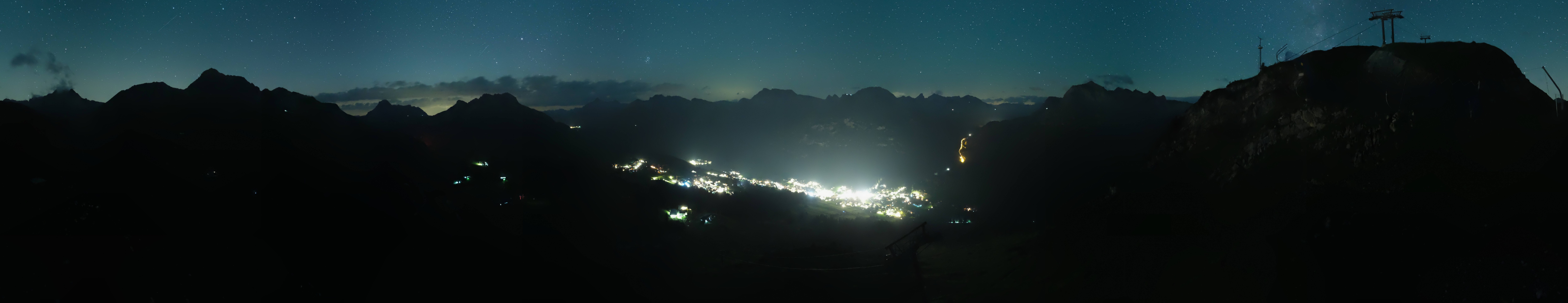 Archiv Foto Webcam Lech-Zürs: Kriegerhorn Panoramablick