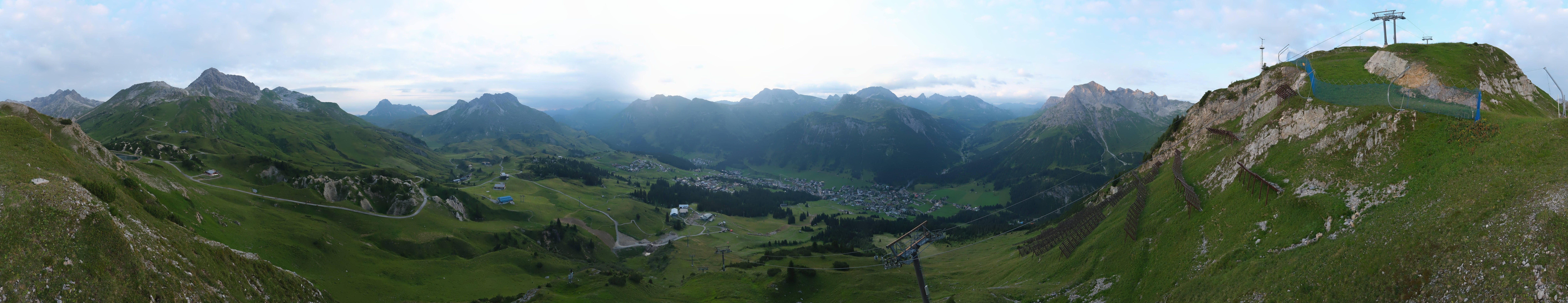Archiv Foto Webcam Lech-Zürs: Kriegerhorn Panoramablick